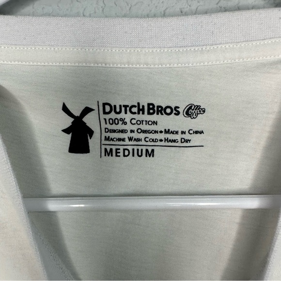 Dutch Bros Medium White Cropped Coacha High Top DB 1992 - Picture 2 of 5